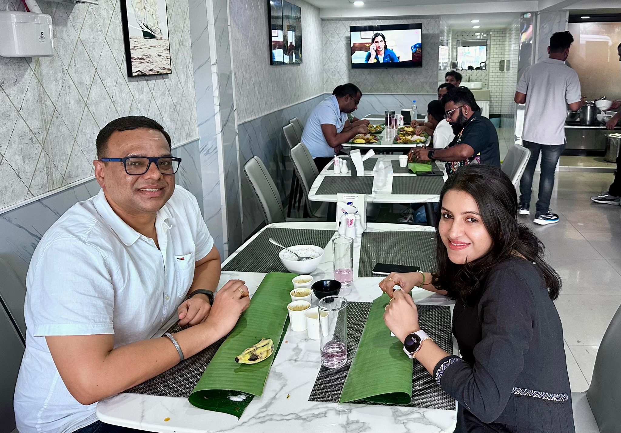 Couple Banana Leaf Dining