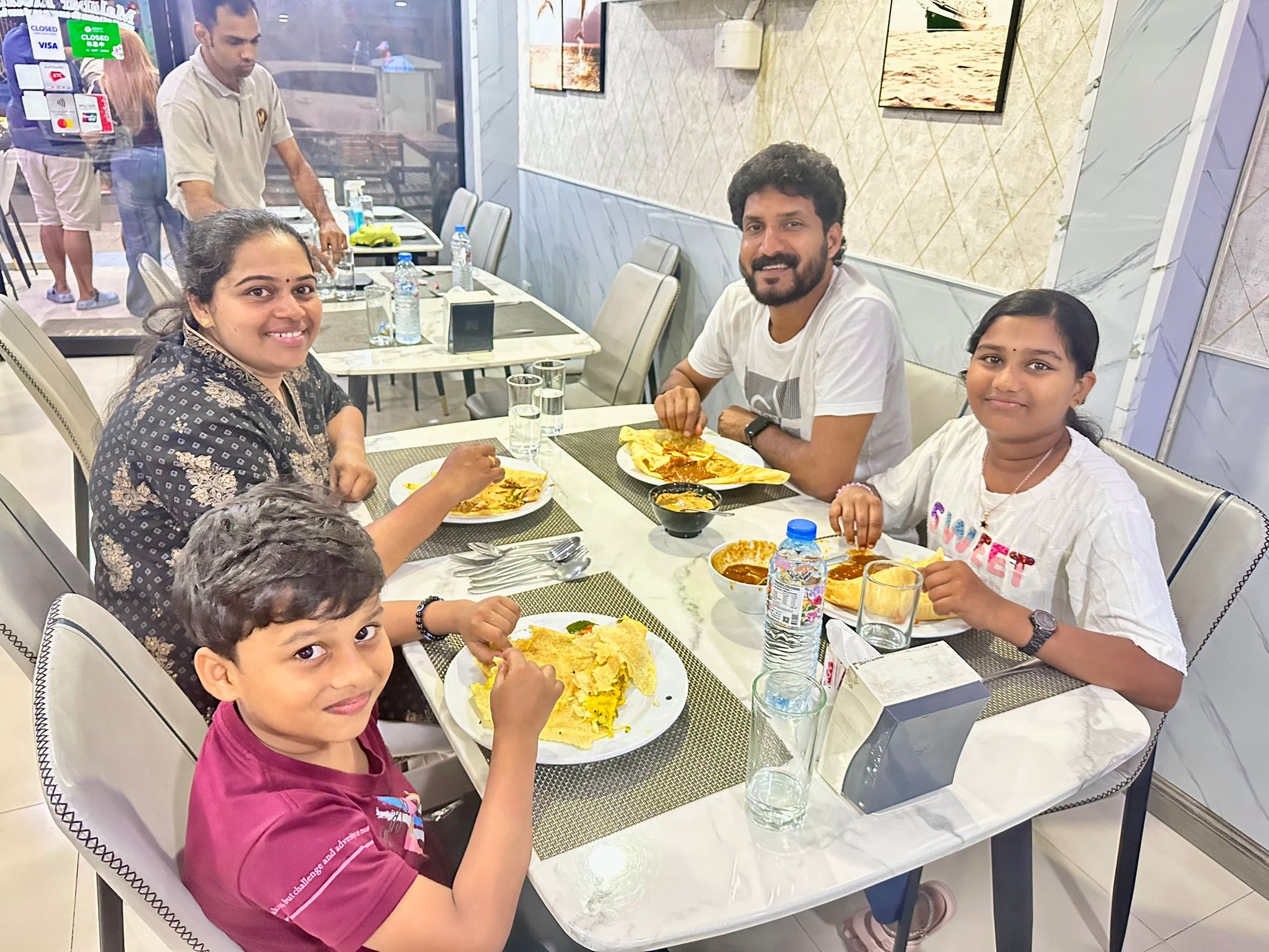 Family Dining Indian Food