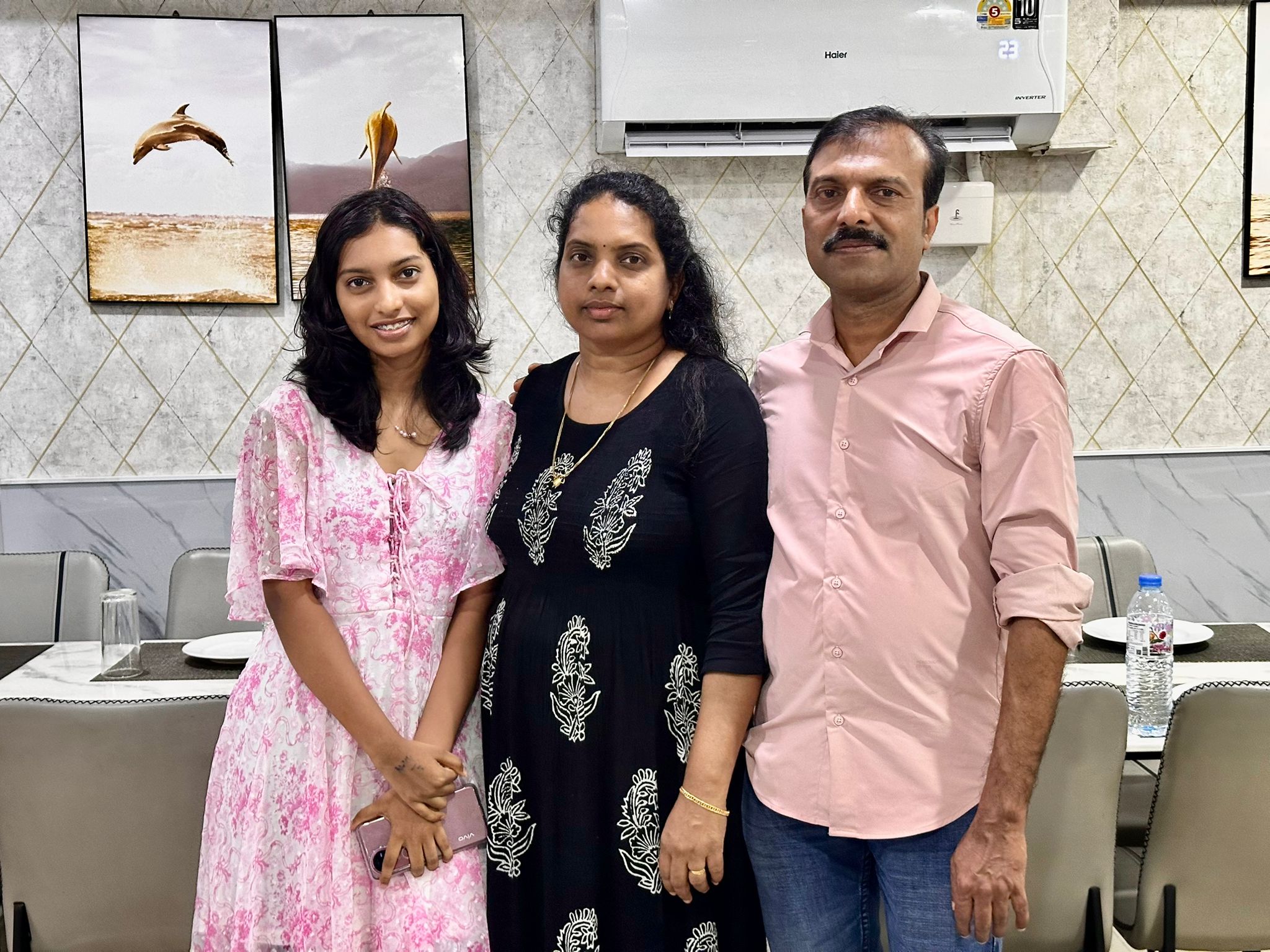 Family Posing Inside