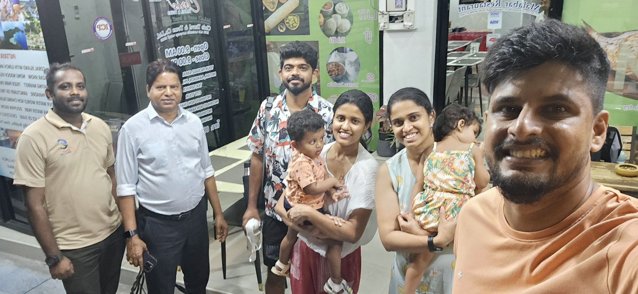 Group Selfie Entrance Families