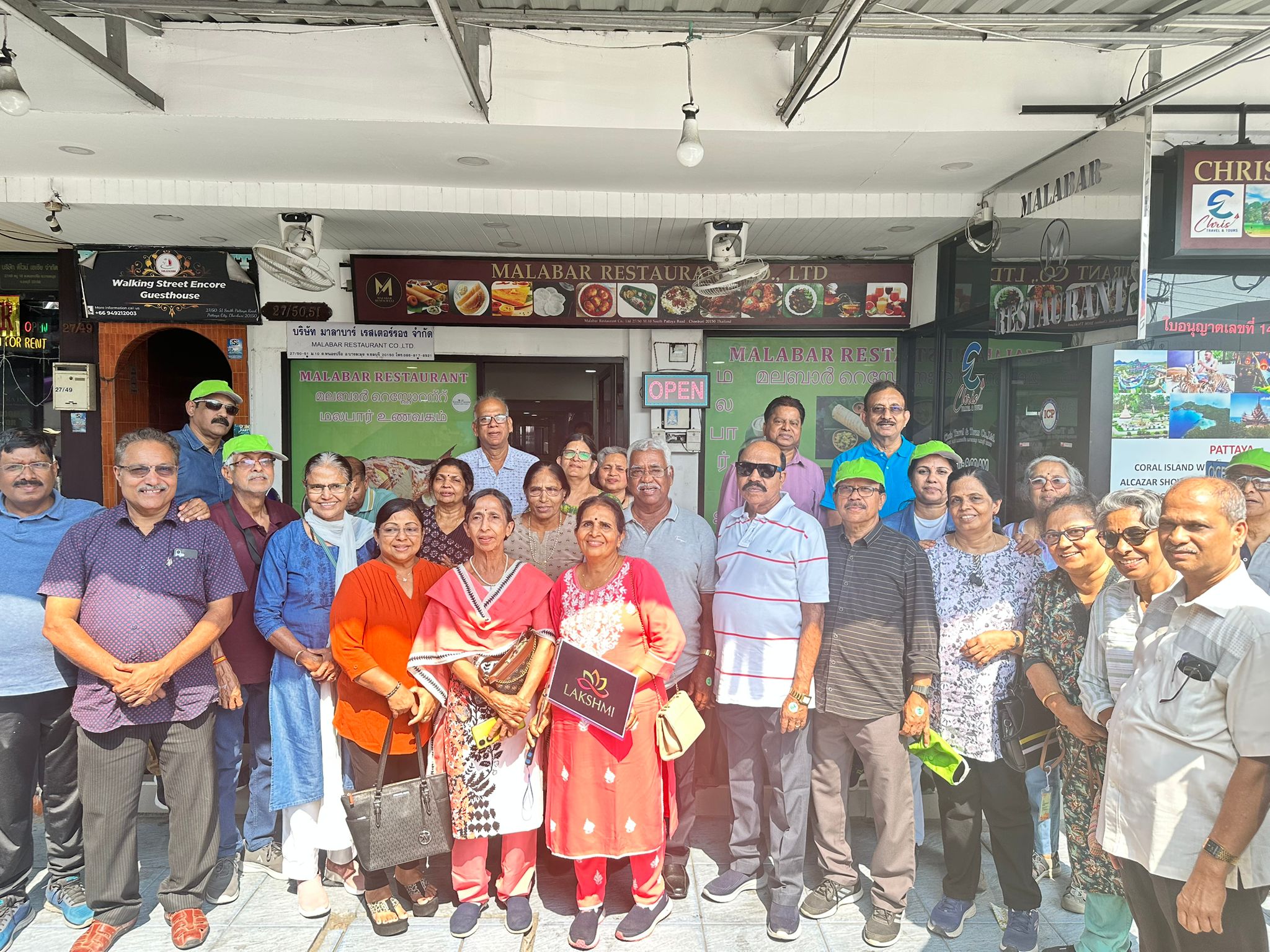 Tour Group Outside Entrance