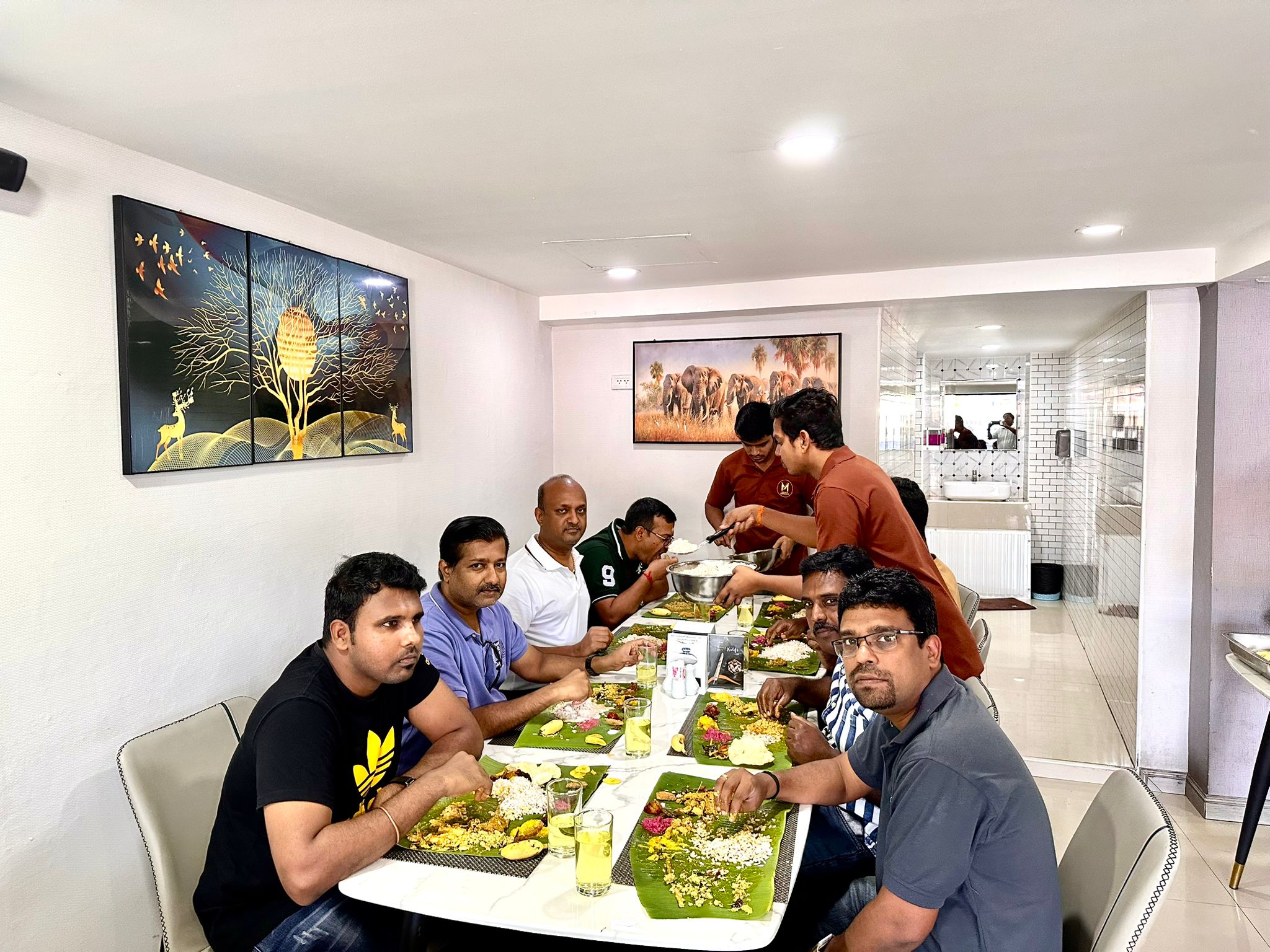 Traditional Banana Leaf Group Meal